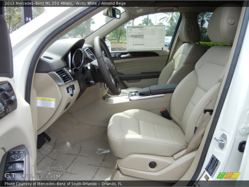 Arctic White / Almond Beige 2013 Mercedes-Benz ML 350 4Matic