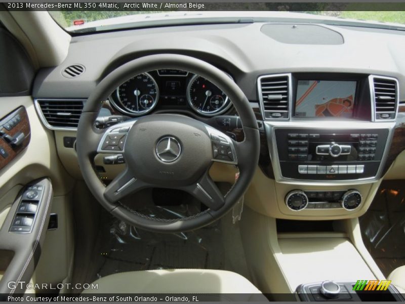 Arctic White / Almond Beige 2013 Mercedes-Benz ML 350 4Matic