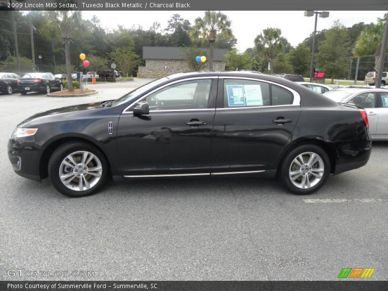 Tuxedo Black Metallic / Charcoal Black 2009 Lincoln MKS Sedan