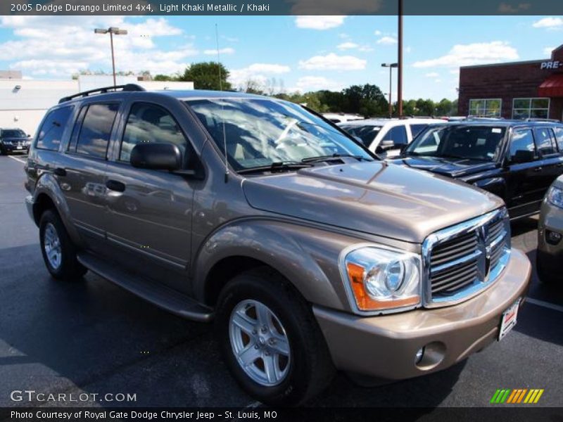 Light Khaki Metallic / Khaki 2005 Dodge Durango Limited 4x4