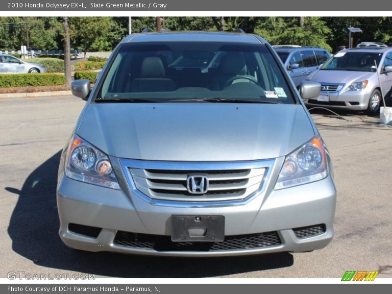 Slate Green Metallic / Gray 2010 Honda Odyssey EX-L