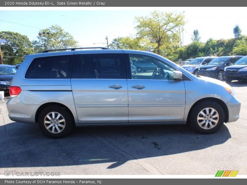 Slate Green Metallic / Gray 2010 Honda Odyssey EX-L