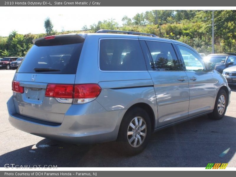 Slate Green Metallic / Gray 2010 Honda Odyssey EX-L