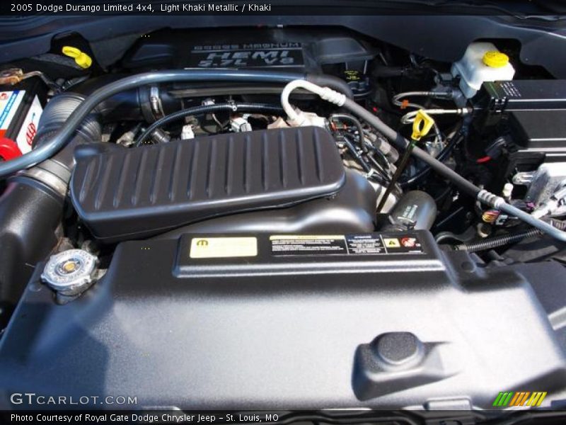 Light Khaki Metallic / Khaki 2005 Dodge Durango Limited 4x4