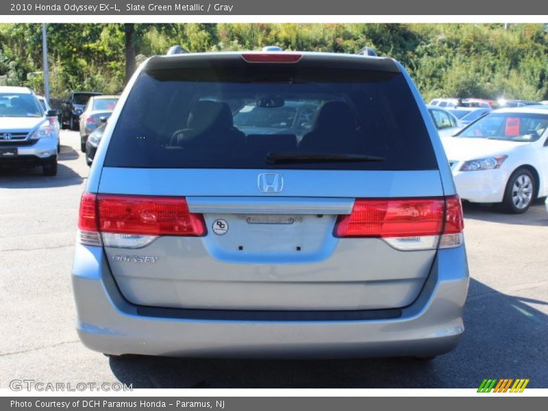 Slate Green Metallic / Gray 2010 Honda Odyssey EX-L