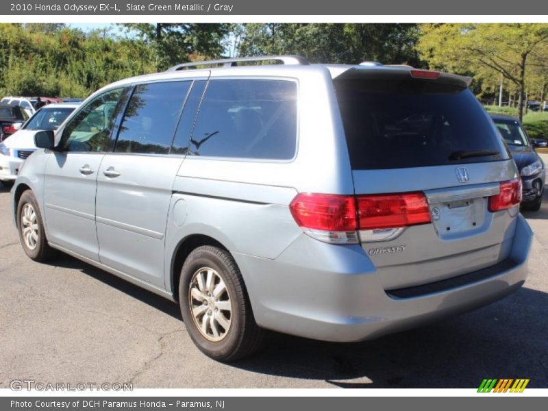 Slate Green Metallic / Gray 2010 Honda Odyssey EX-L