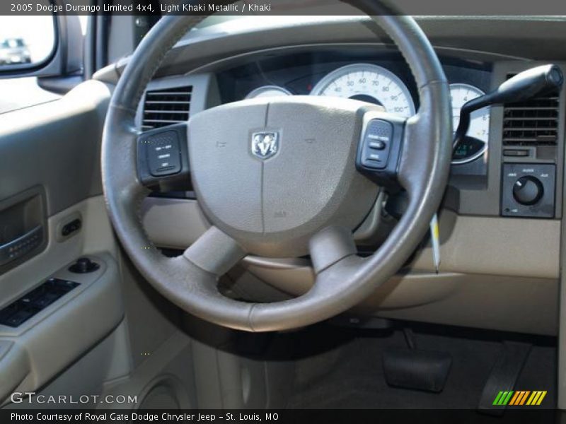 Light Khaki Metallic / Khaki 2005 Dodge Durango Limited 4x4