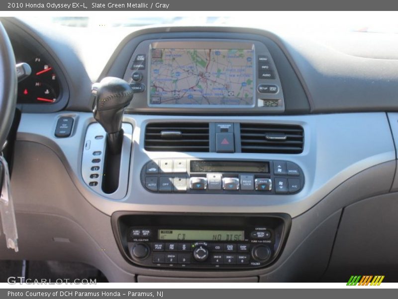 Slate Green Metallic / Gray 2010 Honda Odyssey EX-L