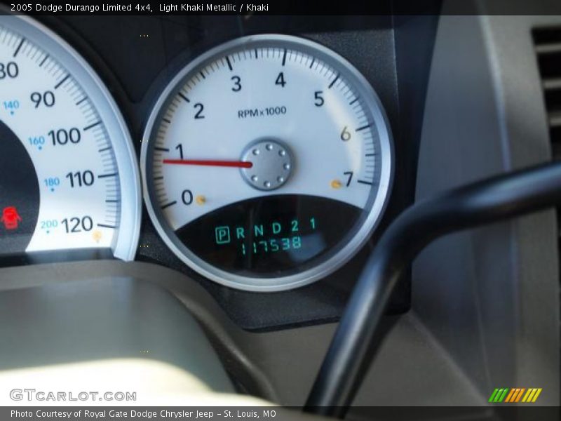 Light Khaki Metallic / Khaki 2005 Dodge Durango Limited 4x4