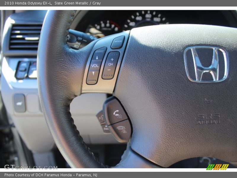 Slate Green Metallic / Gray 2010 Honda Odyssey EX-L