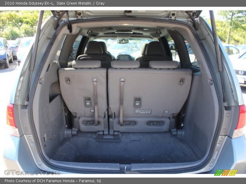 Slate Green Metallic / Gray 2010 Honda Odyssey EX-L