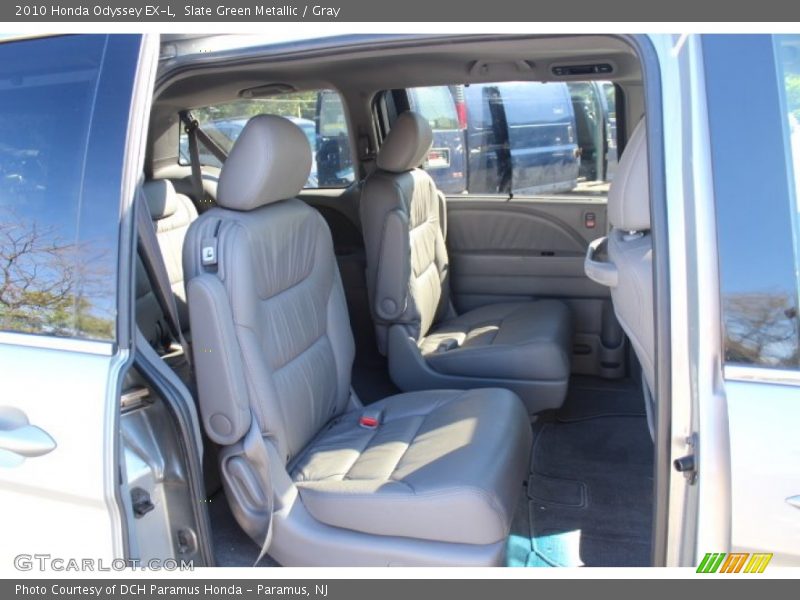 Slate Green Metallic / Gray 2010 Honda Odyssey EX-L