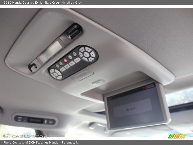 Slate Green Metallic / Gray 2010 Honda Odyssey EX-L