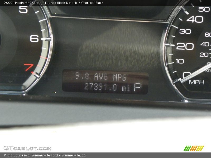 Tuxedo Black Metallic / Charcoal Black 2009 Lincoln MKS Sedan