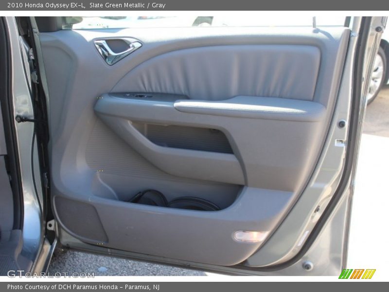Slate Green Metallic / Gray 2010 Honda Odyssey EX-L