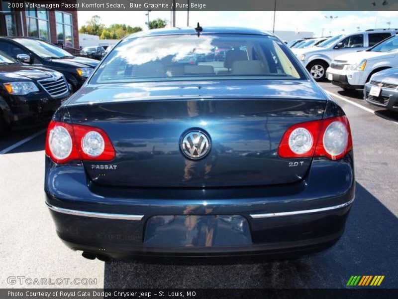 Blue Graphite / Pure Beige 2008 Volkswagen Passat Komfort Sedan