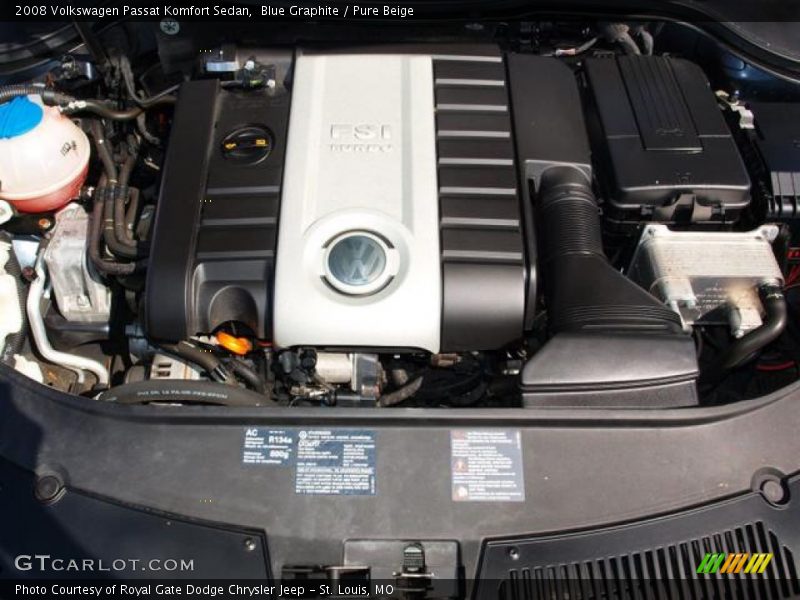 Blue Graphite / Pure Beige 2008 Volkswagen Passat Komfort Sedan