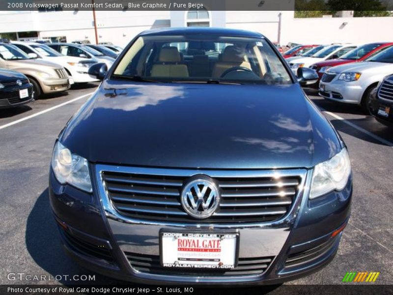 Blue Graphite / Pure Beige 2008 Volkswagen Passat Komfort Sedan