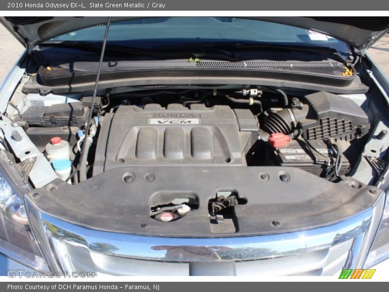 Slate Green Metallic / Gray 2010 Honda Odyssey EX-L