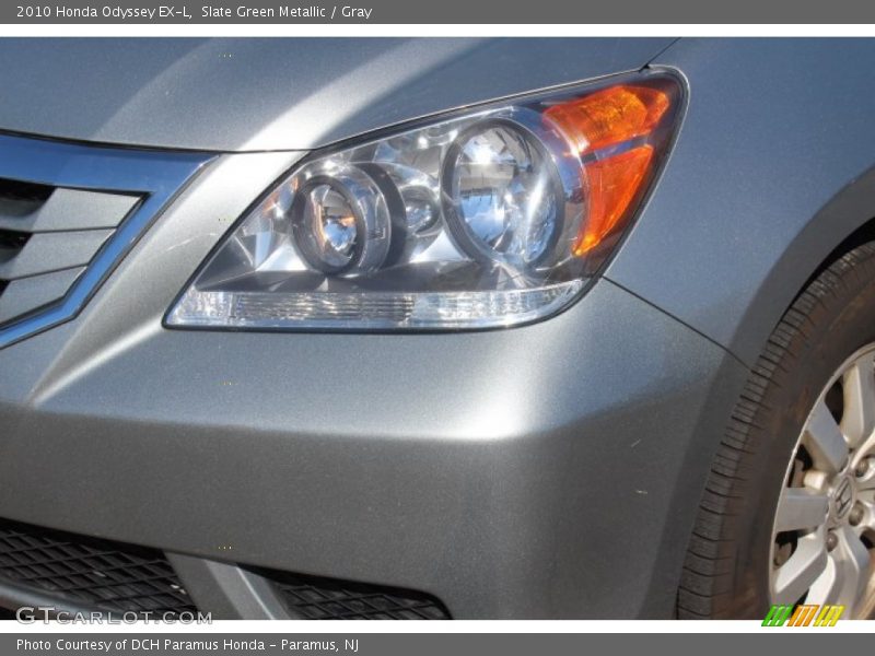 Slate Green Metallic / Gray 2010 Honda Odyssey EX-L