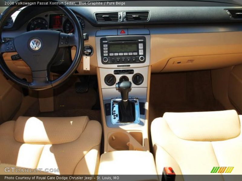 Blue Graphite / Pure Beige 2008 Volkswagen Passat Komfort Sedan