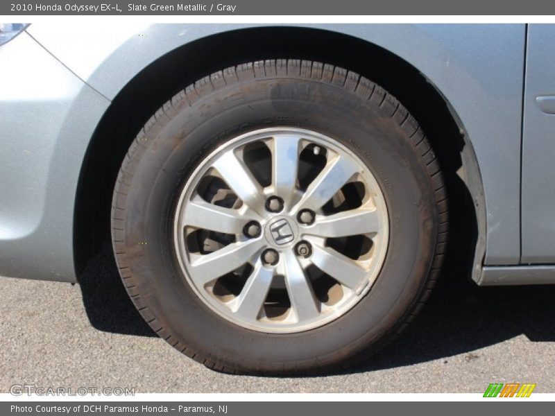 Slate Green Metallic / Gray 2010 Honda Odyssey EX-L
