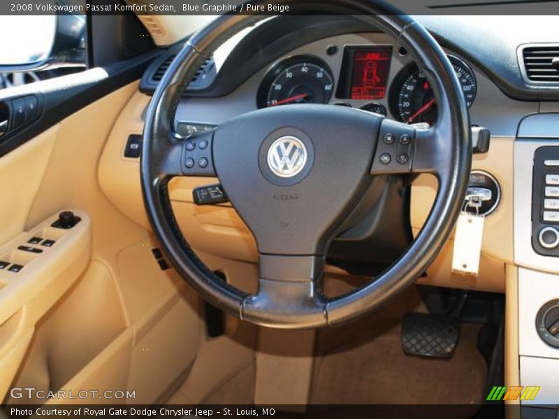 Blue Graphite / Pure Beige 2008 Volkswagen Passat Komfort Sedan