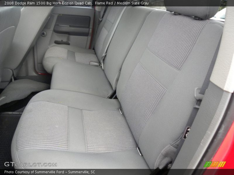 Flame Red / Medium Slate Gray 2008 Dodge Ram 1500 Big Horn Edition Quad Cab