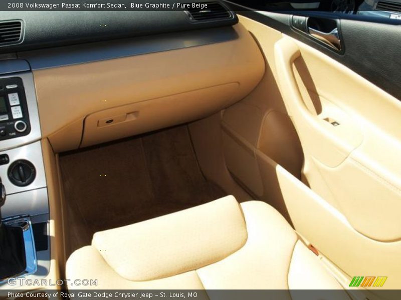 Blue Graphite / Pure Beige 2008 Volkswagen Passat Komfort Sedan