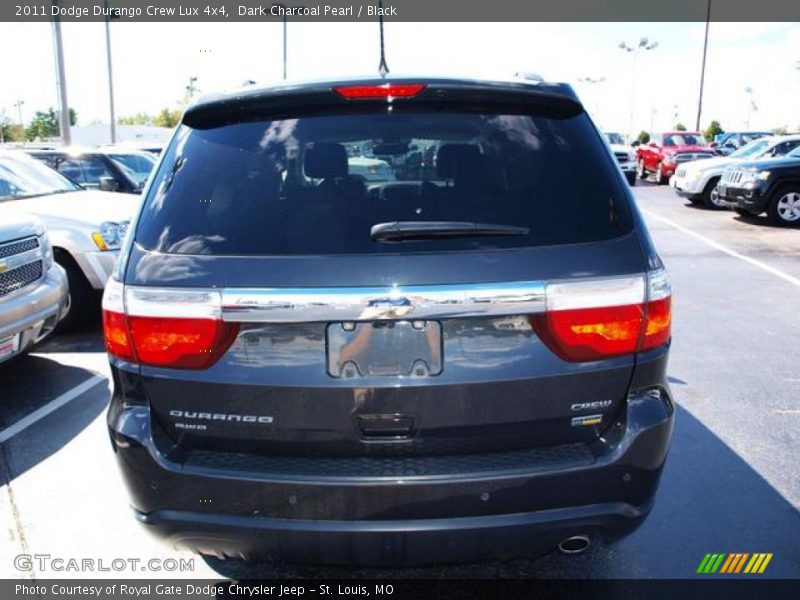 Dark Charcoal Pearl / Black 2011 Dodge Durango Crew Lux 4x4