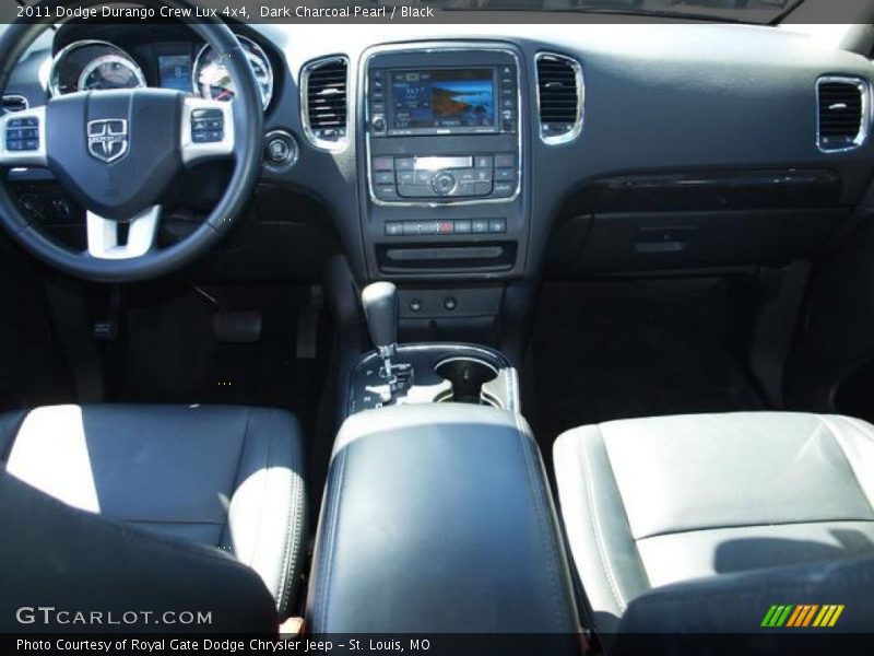 Dark Charcoal Pearl / Black 2011 Dodge Durango Crew Lux 4x4