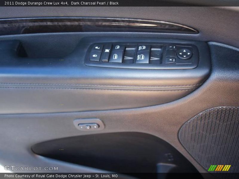 Dark Charcoal Pearl / Black 2011 Dodge Durango Crew Lux 4x4