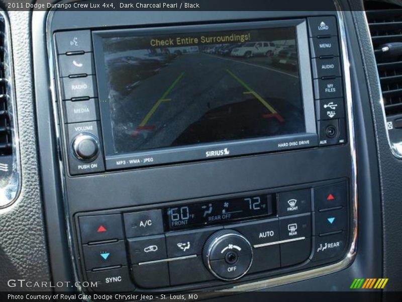 Dark Charcoal Pearl / Black 2011 Dodge Durango Crew Lux 4x4