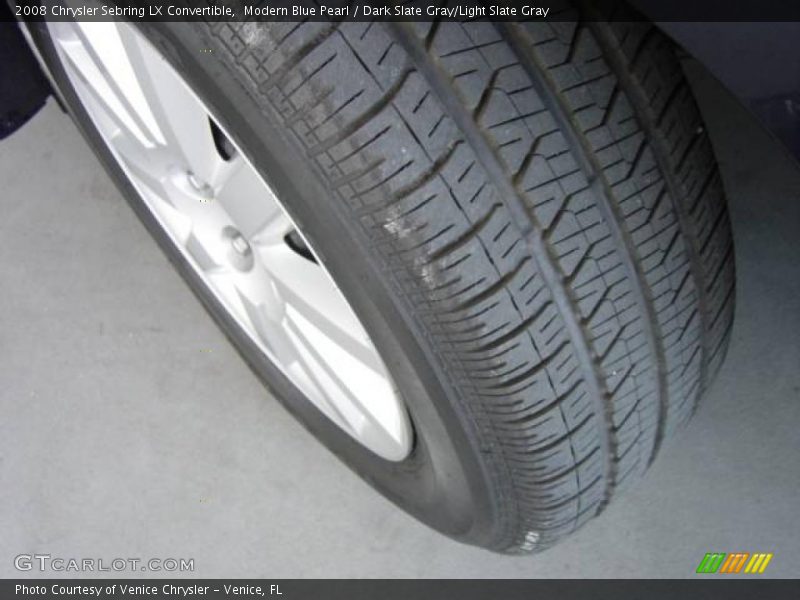 Modern Blue Pearl / Dark Slate Gray/Light Slate Gray 2008 Chrysler Sebring LX Convertible