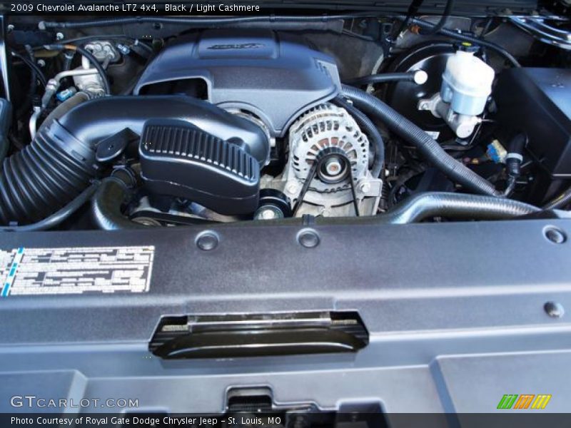 Black / Light Cashmere 2009 Chevrolet Avalanche LTZ 4x4
