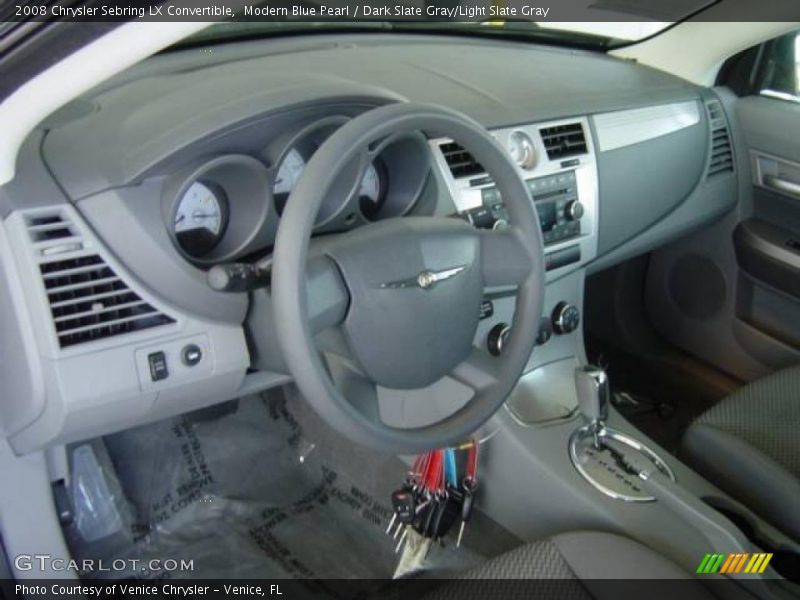 Modern Blue Pearl / Dark Slate Gray/Light Slate Gray 2008 Chrysler Sebring LX Convertible