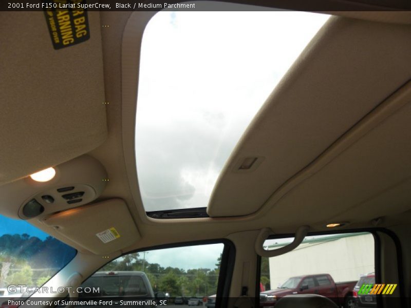 Black / Medium Parchment 2001 Ford F150 Lariat SuperCrew