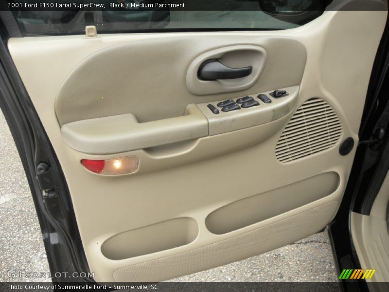 Black / Medium Parchment 2001 Ford F150 Lariat SuperCrew