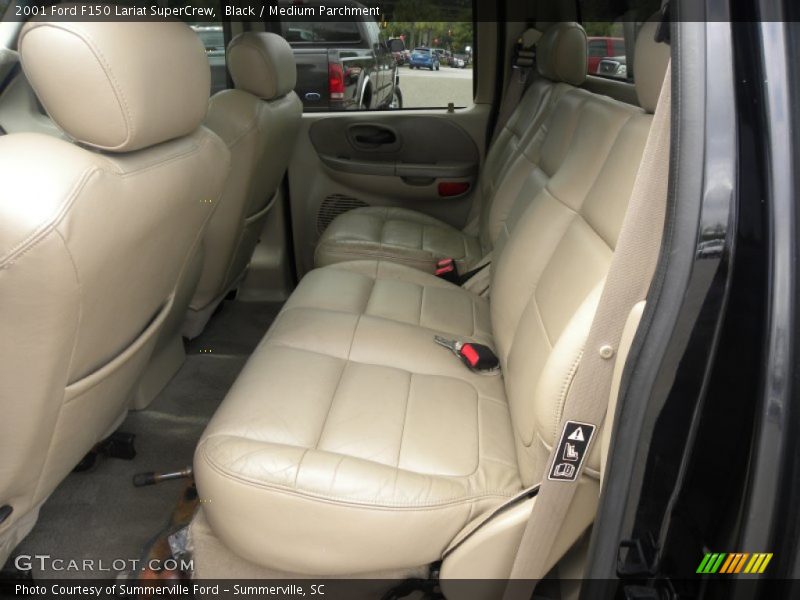 Black / Medium Parchment 2001 Ford F150 Lariat SuperCrew