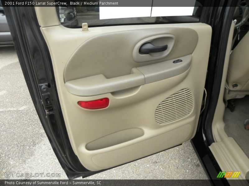 Black / Medium Parchment 2001 Ford F150 Lariat SuperCrew