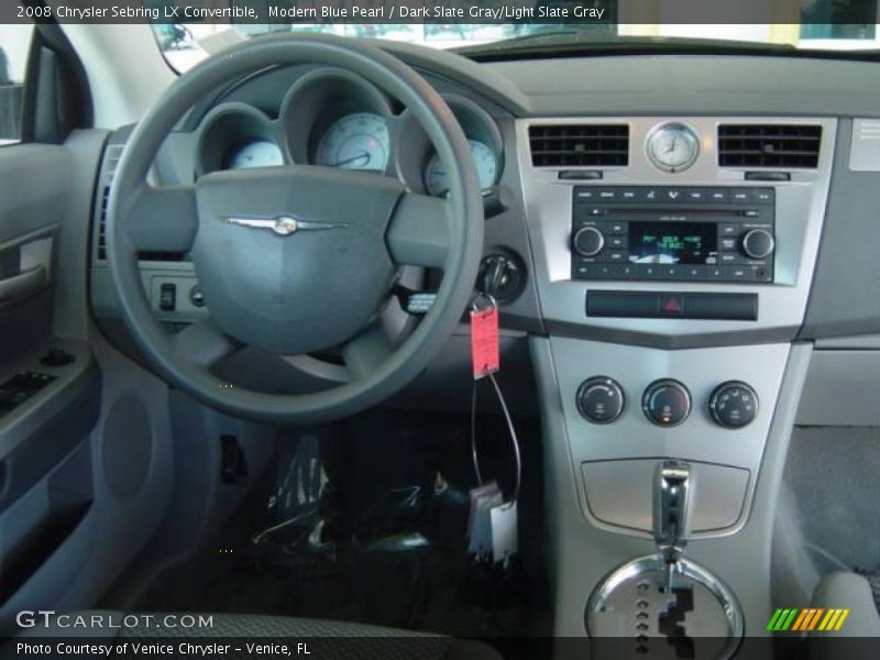 Modern Blue Pearl / Dark Slate Gray/Light Slate Gray 2008 Chrysler Sebring LX Convertible