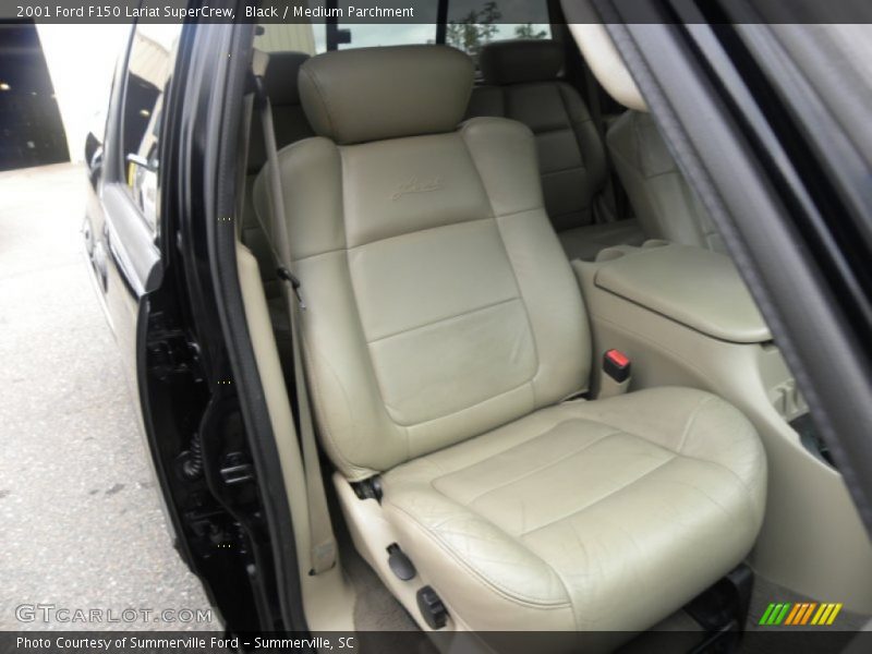 Black / Medium Parchment 2001 Ford F150 Lariat SuperCrew