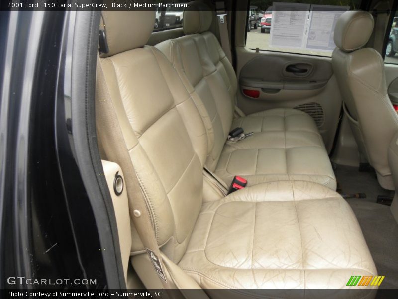 Black / Medium Parchment 2001 Ford F150 Lariat SuperCrew