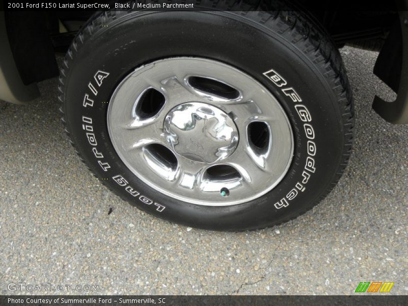 Black / Medium Parchment 2001 Ford F150 Lariat SuperCrew