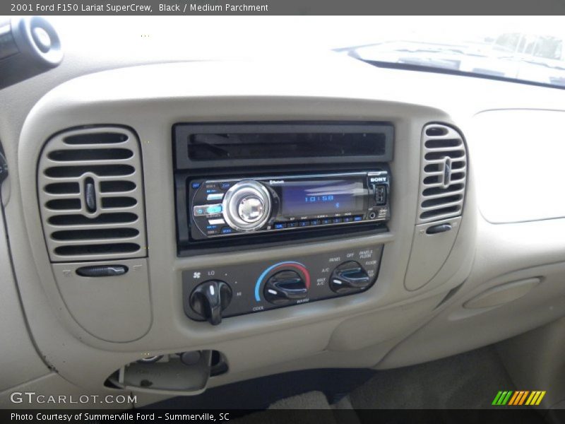 Black / Medium Parchment 2001 Ford F150 Lariat SuperCrew
