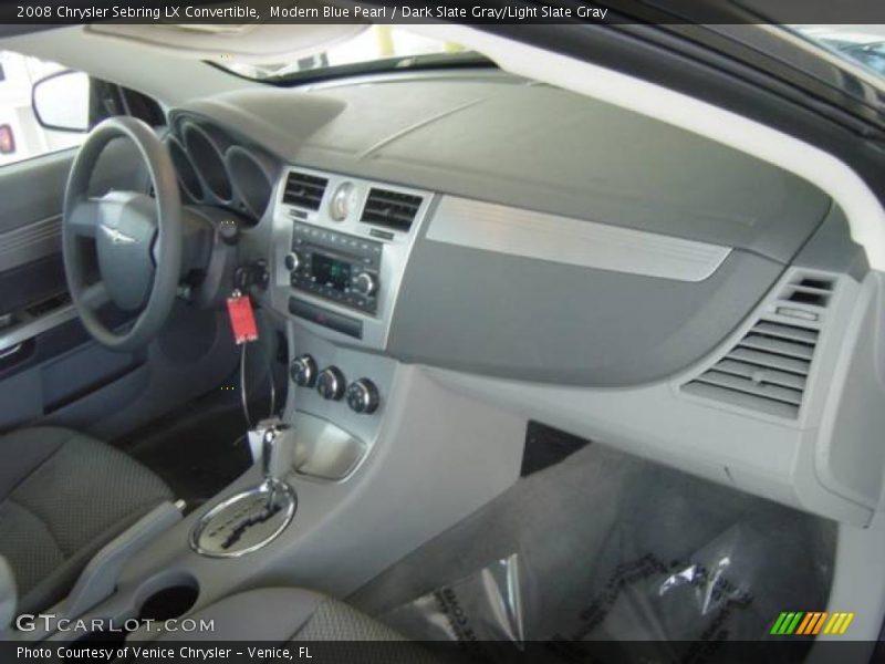 Modern Blue Pearl / Dark Slate Gray/Light Slate Gray 2008 Chrysler Sebring LX Convertible