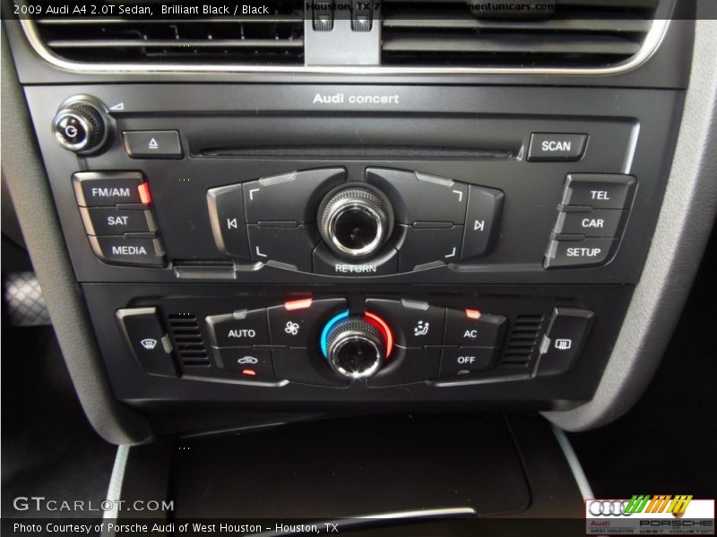 Brilliant Black / Black 2009 Audi A4 2.0T Sedan