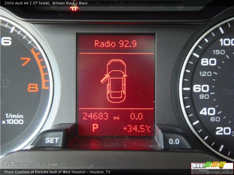 Brilliant Black / Black 2009 Audi A4 2.0T Sedan