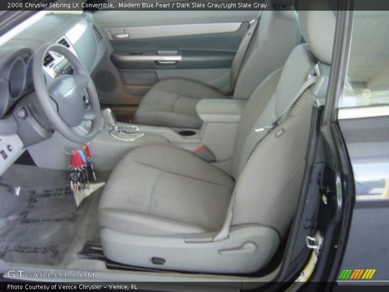 Modern Blue Pearl / Dark Slate Gray/Light Slate Gray 2008 Chrysler Sebring LX Convertible