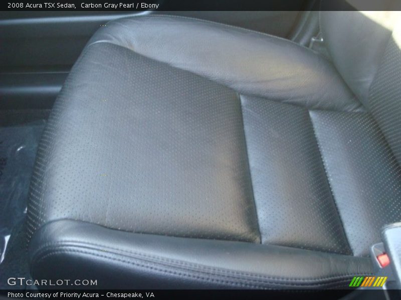 Carbon Gray Pearl / Ebony 2008 Acura TSX Sedan